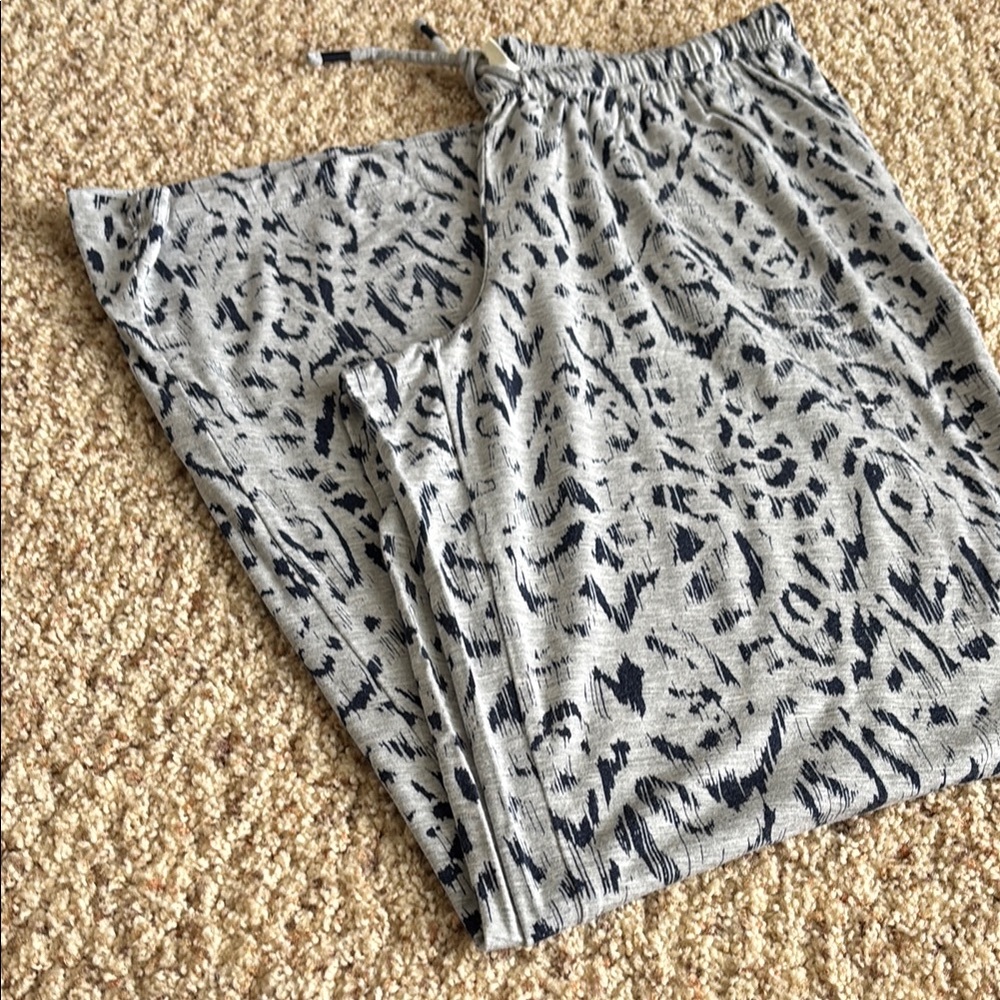 Soma Gray and Navy Pajama Pants